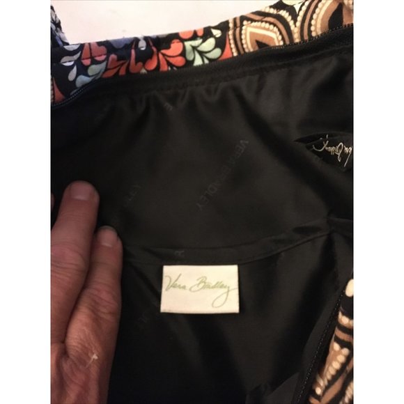 VERA BRADLEY Quilted Floral & Paisley Print Medium Bag W/Matching Wallet CLEAN - Picture 10 of 12